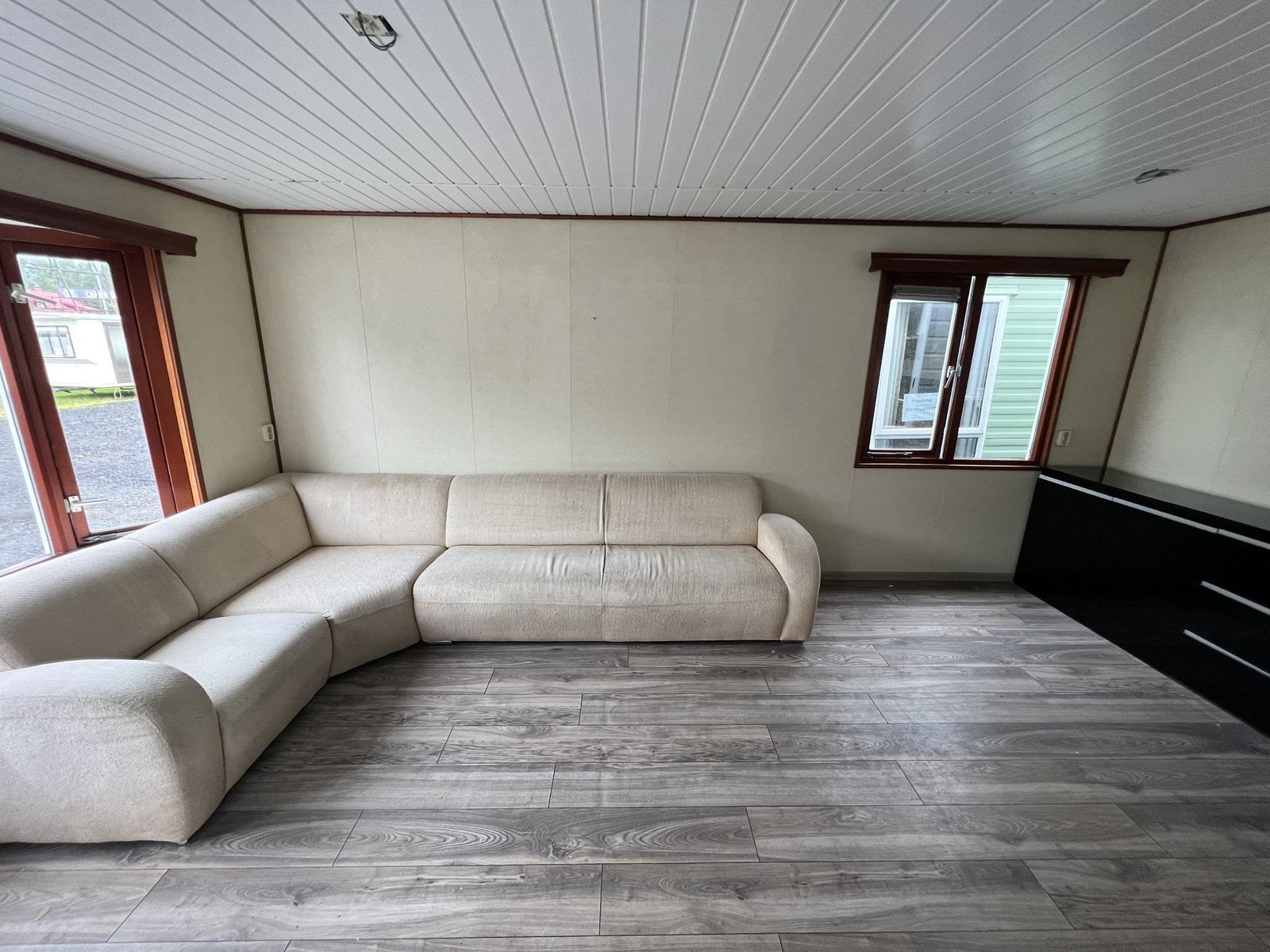 Bellissima e confortevole casa mobile Chalet Wood Gray - immagine 17