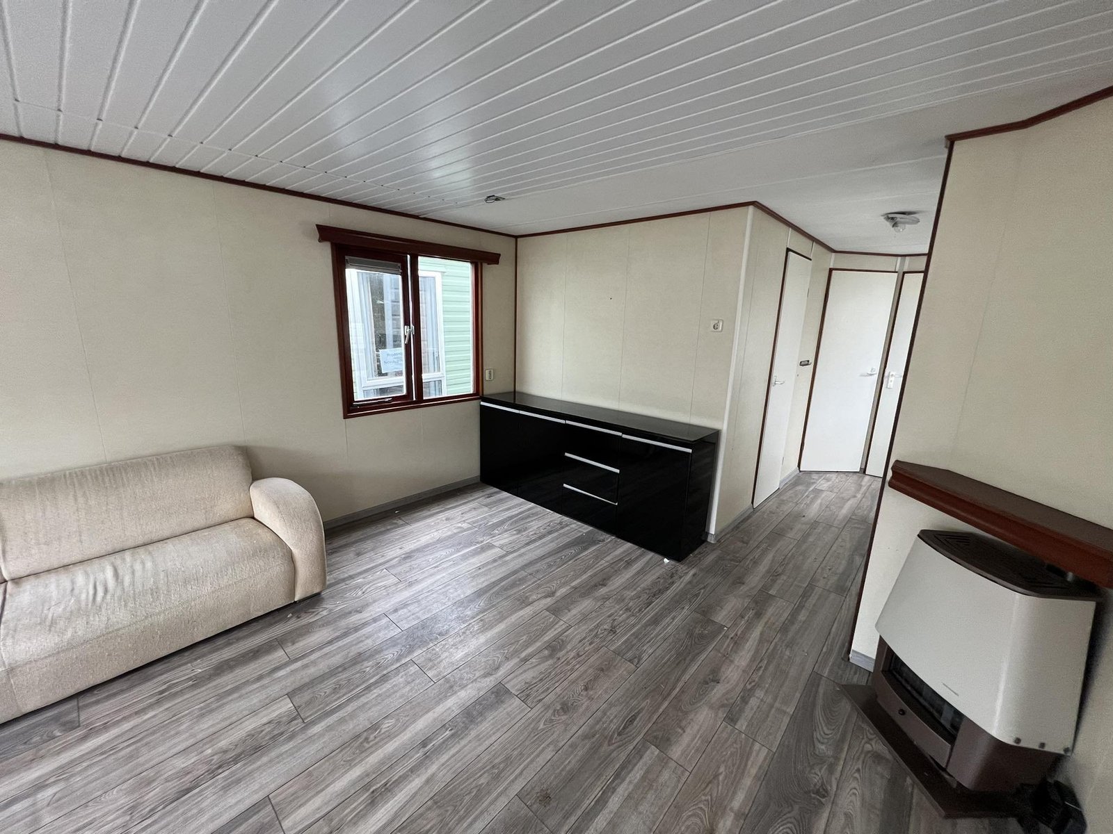 Bellissima e confortevole casa mobile Chalet Wood Gray - immagine 11