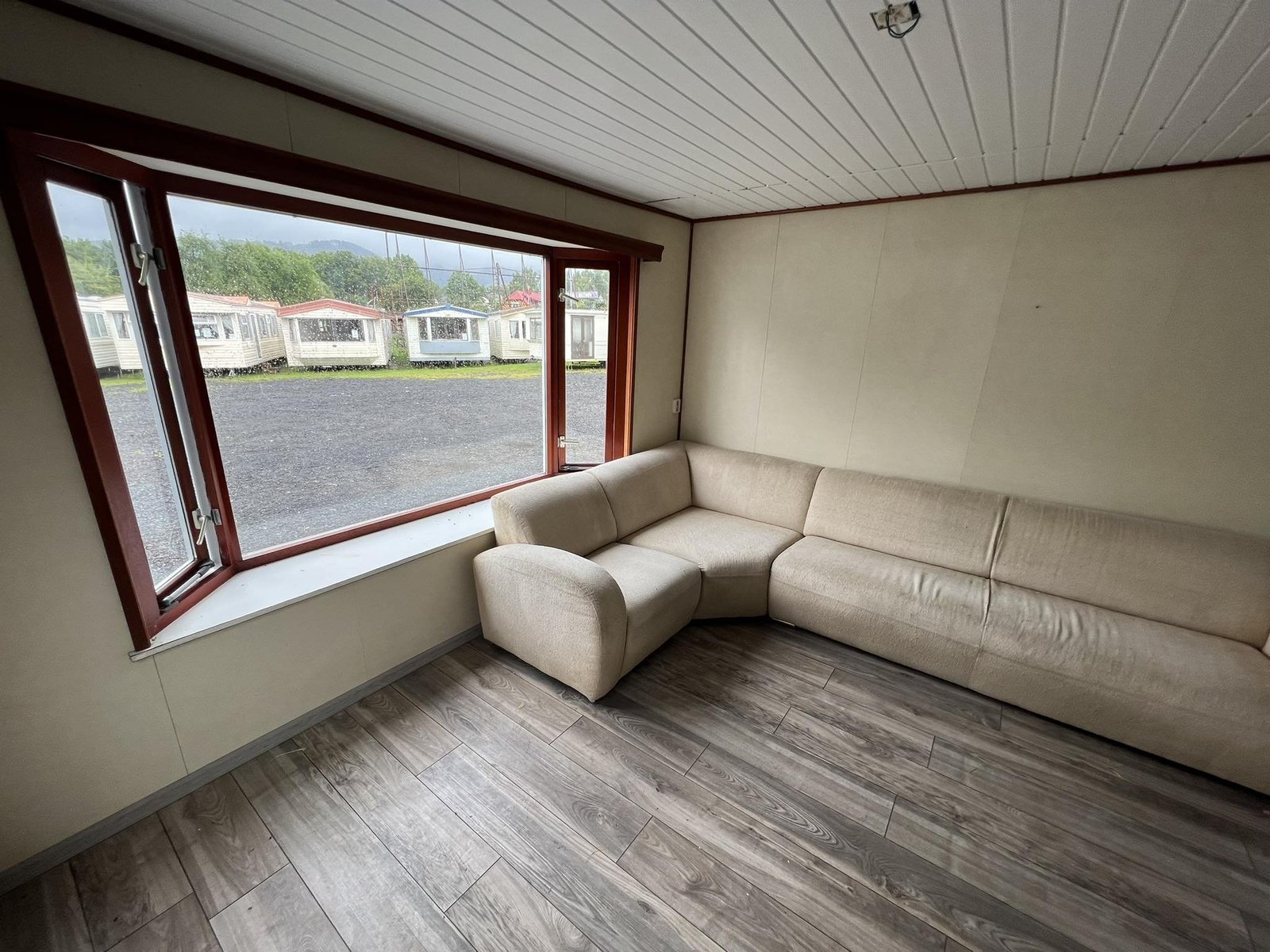 Bellissima e confortevole casa mobile Chalet Wood Gray - immagine 3