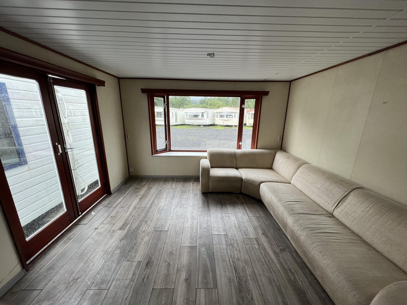 Bellissima e confortevole casa mobile Chalet Wood Gray - immagine 15