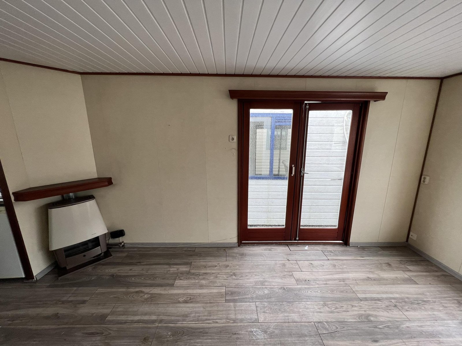 Bellissima e confortevole casa mobile Chalet Wood Gray - immagine 13