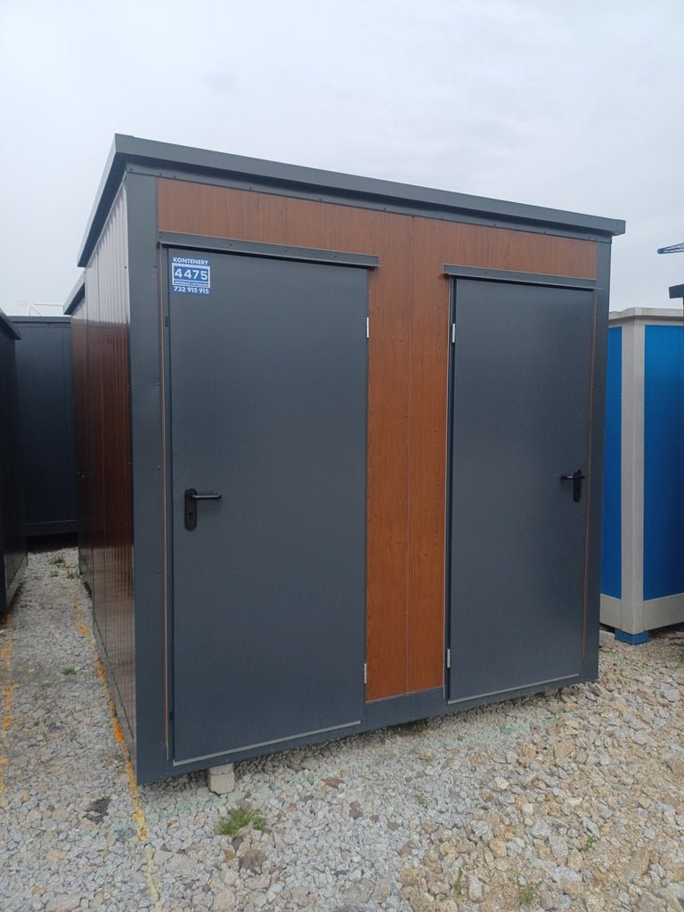 CONTAINER DOPPIO SANITARIO CON 2 CABINE – WC E DOCCIA - immagine 4