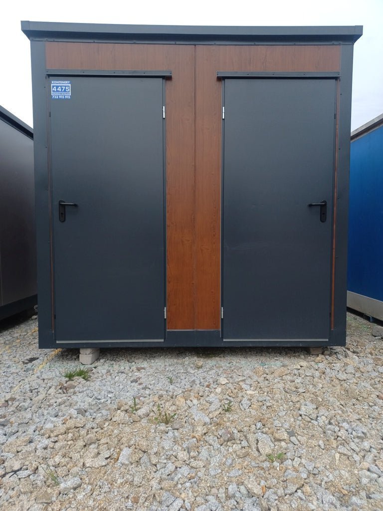 CONTAINER DOPPIO SANITARIO CON 2 CABINE – WC E DOCCIA - immagine 2