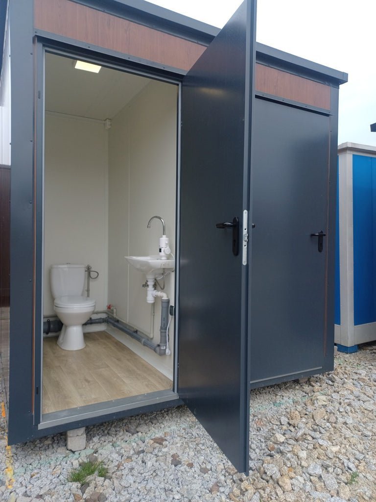 CONTAINER DOPPIO SANITARIO CON 2 CABINE – WC E DOCCIA - immagine 8