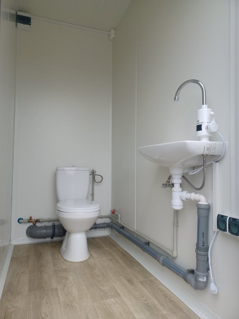 CONTAINER DOPPIO SANITARIO CON 2 CABINE – WC E DOCCIA - immagine 7