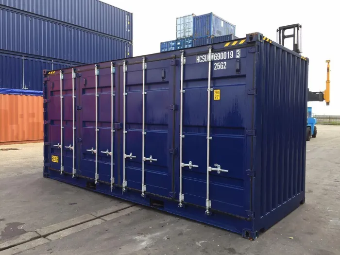 Container High Cube da 20 piedi con lato aperto