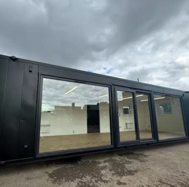 Contenitore modulare 40 piedi – Ufficio/Mensa con finestre a bovindo - immagine 11