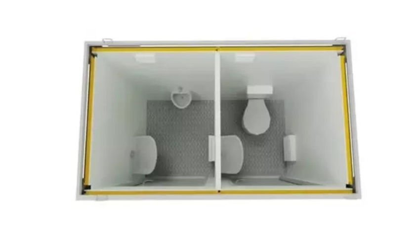 Contenitore sanitario doppio 2,4 x 1,5 m – WC + orinatoio separati - immagine 2