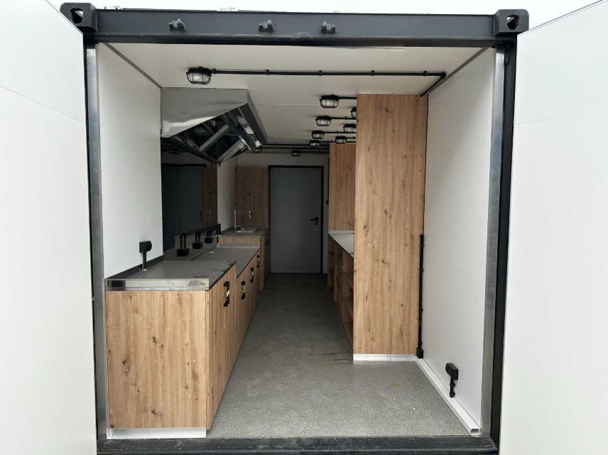 Container ristorante HC da 20 piedi – Disposizione unidirezionale Ideale per la ristorazione mobile o come chiosco di vendita. - immagine 13