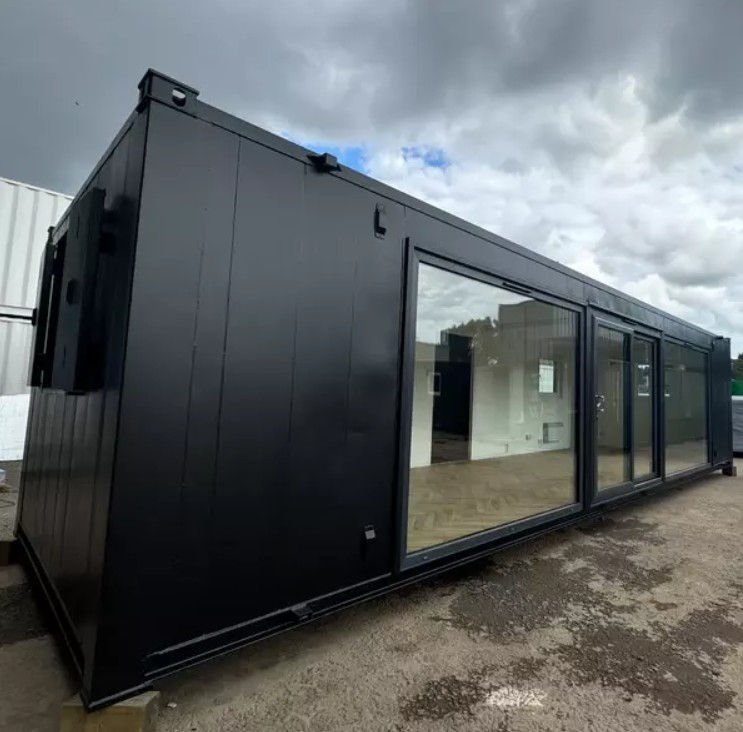 Contenitore modulare 40 piedi – Ufficio/Mensa con finestre a bovindo - immagine 9