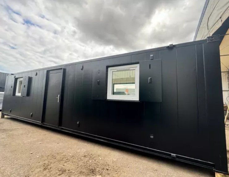 Contenitore modulare 40 piedi – Ufficio/Mensa con finestre a bovindo - immagine 5