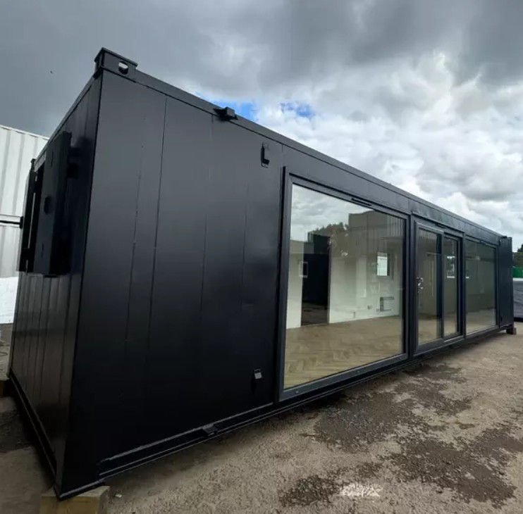 Contenitore modulare 40 piedi – Ufficio/Mensa con finestre a bovindo - immagine 6