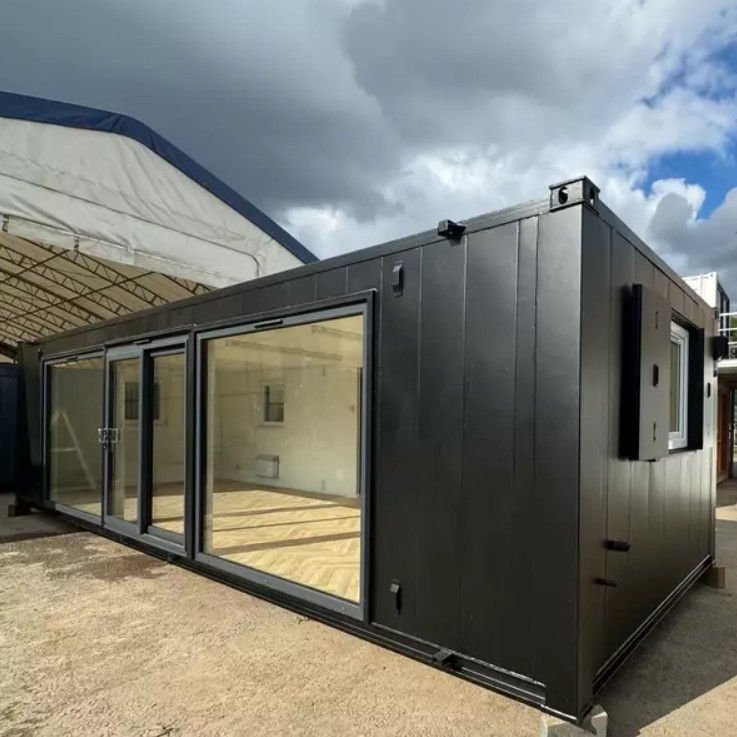 Contenitore modulare 40 piedi – Ufficio/Mensa con finestre a bovindo - immagine 3