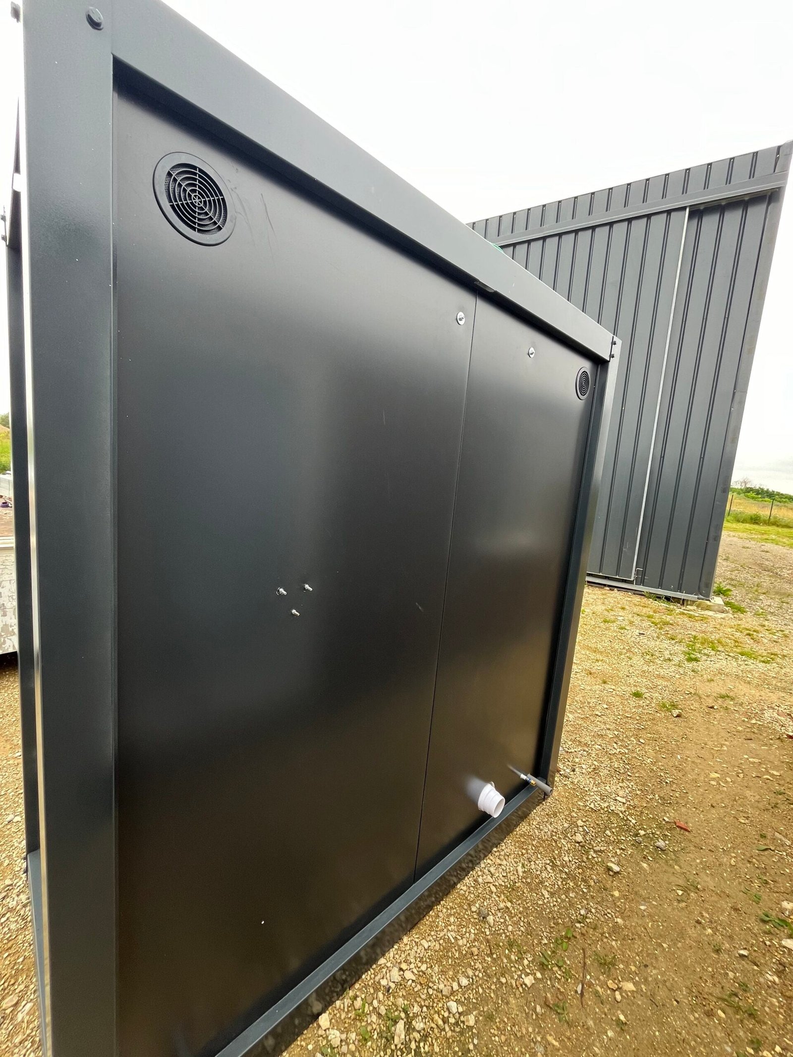 CONTENITORE SANITARIO WC + DOCCIA COLLEGABILE GRIGIO - immagine 4