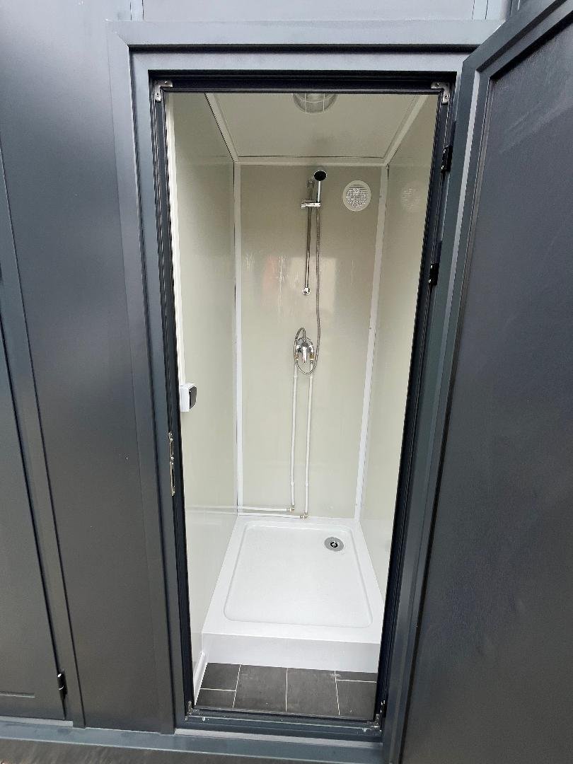 CONTENITORE SANITARIO WC + DOCCIA COLLEGABILE GRIGIO - immagine 5